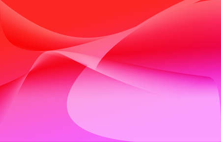 Red and purple gradient or shadow abstract science background with curved pattern graphic.Wave flow shape design create decoration screen.Graphic illustration.の写真素材
