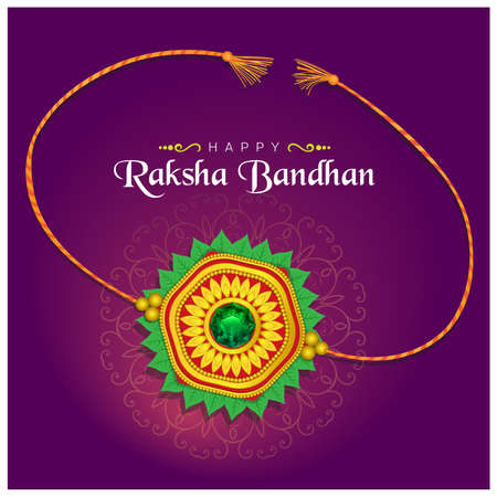 Rakhi of Raksha Bandhan illustrationのイラスト素材