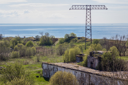 Abandoned Buildings of a Military Baseの写真素材