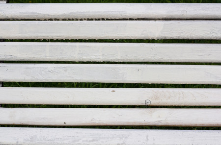 The white wood piece of fenceの写真素材