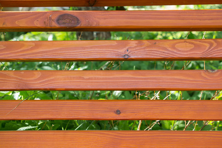 The brown wood piece of fenceの写真素材