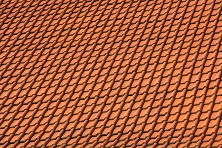 Tile roof as a background
