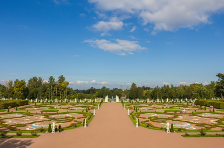 Top view of the park in Lomonosovのeditorial素材