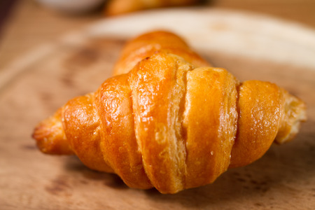 Croissants, homemade hot from the oven.の写真素材
