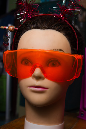 Mannequin head is 
beautiful Girls her names is Natalieの写真素材