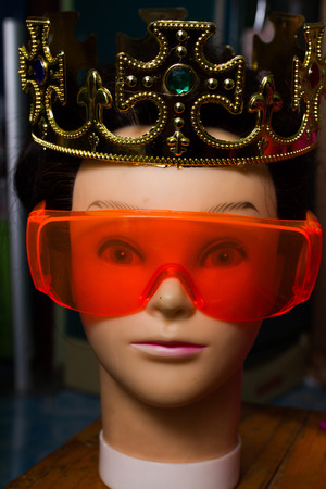 Mannequin head is 
beautiful Girls her names is Natalieの写真素材