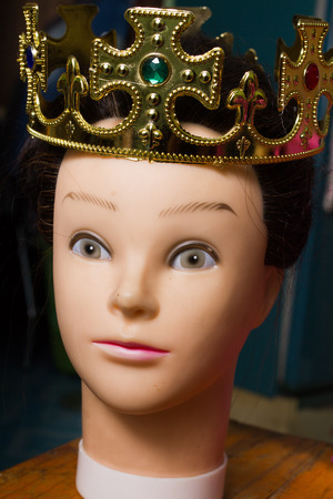 Mannequin head is 
beautiful Girls her names is Natalieの写真素材