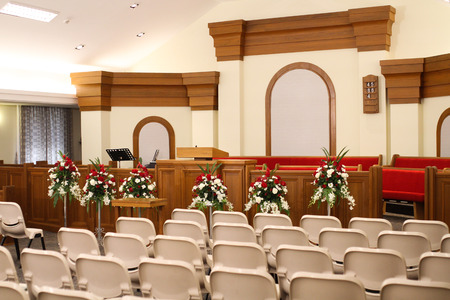 Chair of the New Church in Thailand for the wedding.のeditorial素材