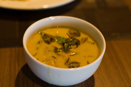 In a delicious curry in the hotel.の写真素材