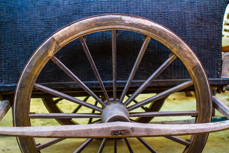 Vintage bicycle trailers for the disabled.の写真素材