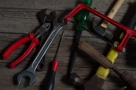 The olded Tools For fix everythink in my house.の写真素材