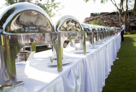 The Kitchenware in lawn boutiques, restaurants on the mountain.の写真素材