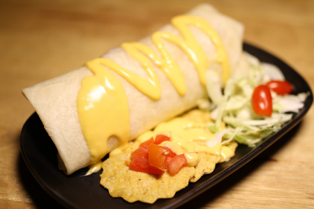 Taco Mexican style.の写真素材