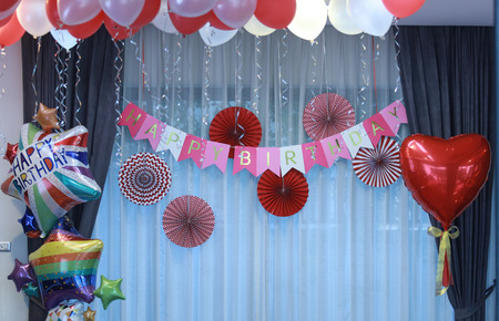 Birthday Accessories in festival.の写真素材