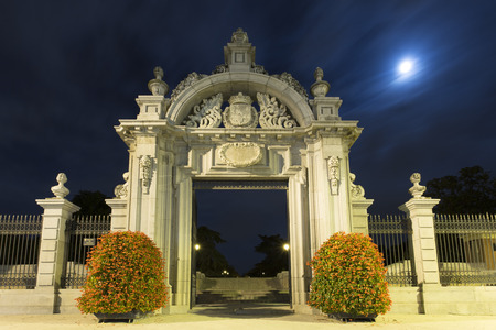 madrid nightの写真素材