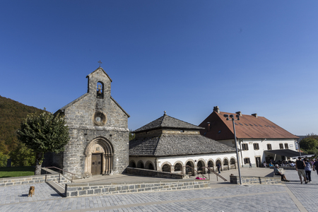 roncesvalles on the santiago wayのeditorial素材