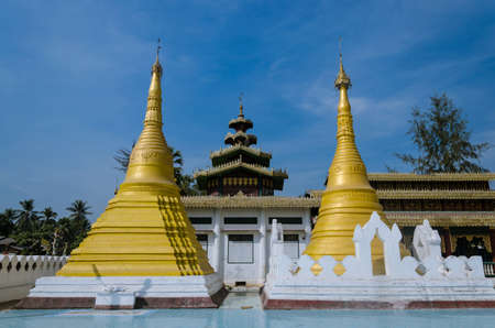 pagoda in Myanmarの写真素材