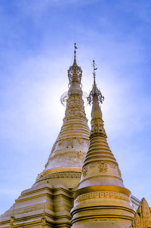 pagoda in Myanmarの写真素材