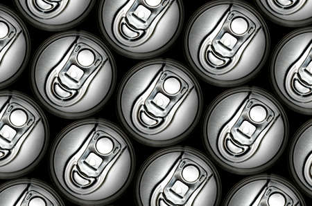metal can patternの写真素材
