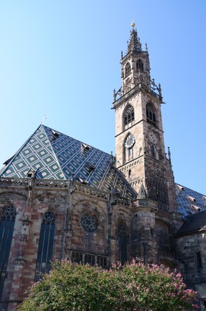 Cathedral - Bolzano/Bozen, South Tyrol, Italyの写真素材