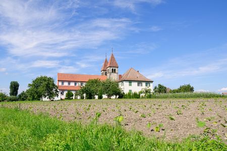 Church of St.Peter and Paul - Reichenau, Germanyの写真素材
