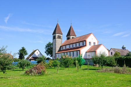Church of St.Peter and Paul - Reichenau, Germanyの写真素材