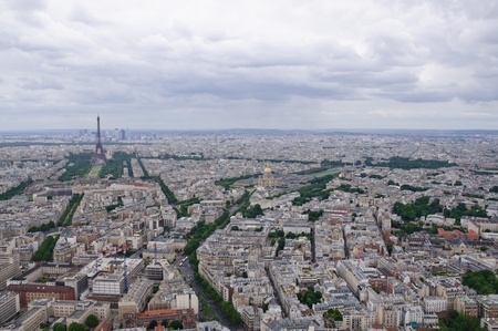 View from the Montparnasse Tower - Paris, Franceの写真素材