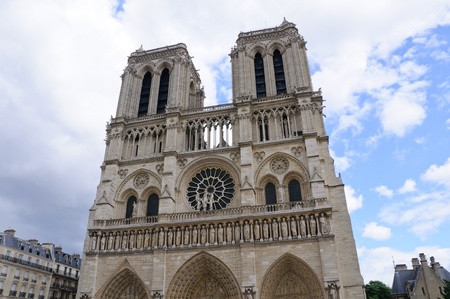 Cathedral Notre Dame - Paris, Franceの写真素材