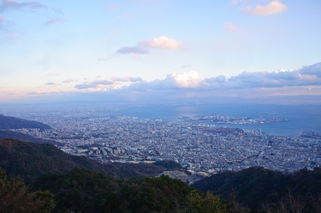 View from Kikuseidai, Maya - Kobe, Japanの写真素材