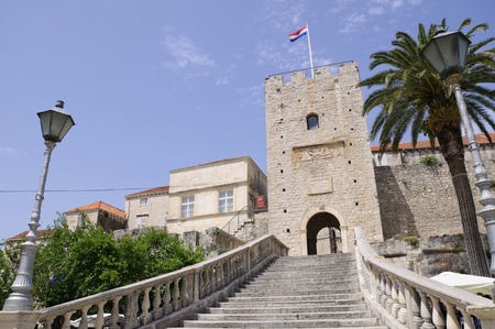 MoreÅ¡ka exhibition - KorÄula, Croatiaの写真素材