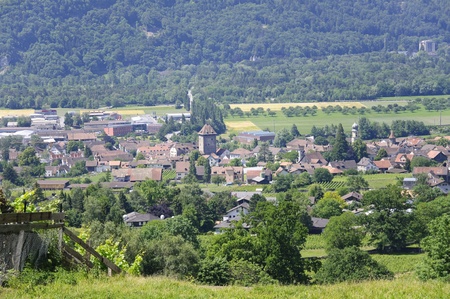 Maienfeld, Switzerlandのeditorial素材