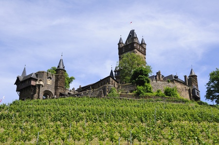 Reichsburg at Cochem, Germanyのeditorial素材