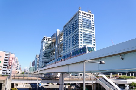 Headquarters of Fuji TV in Tokyo, Japan