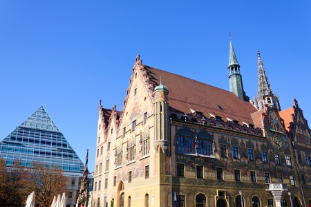 City Hall of Ulm, Germanyのeditorial素材