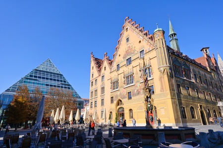 City Hall of Ulm, Germanyのeditorial素材