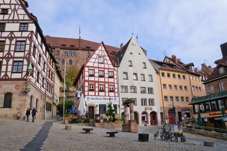 Old Town of Nuremberg, Germanyのeditorial素材