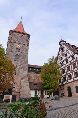 Old Town of Nuremberg, Germanyのeditorial素材