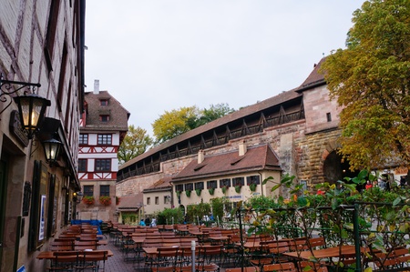 Old Town of Nuremberg, Germanyのeditorial素材
