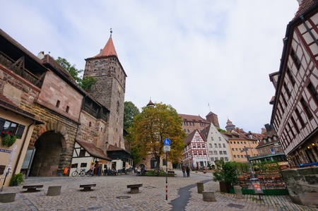 Old Town of Nuremberg, Germanyのeditorial素材