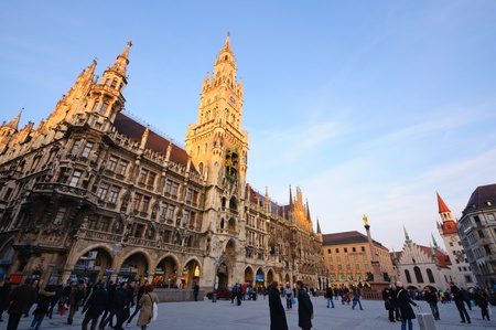 Marienplatz in Munich, Germanyのeditorial素材