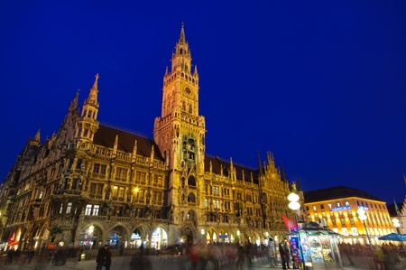 Marienplatz in Munich, Germanyのeditorial素材