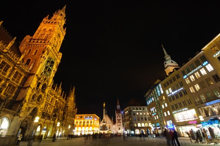 Marienplatz in Munich, Germanyのeditorial素材
