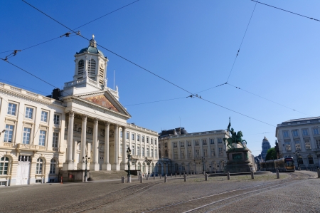 Place Royale in Brussels, Belgiumのeditorial素材