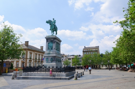 Place Guillaume II in the City of Luxembourgのeditorial素材