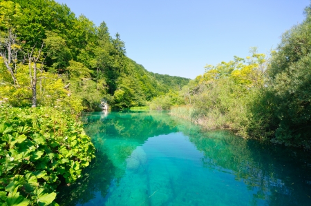 Plitvice Lakes National Park, Croatiaの写真素材