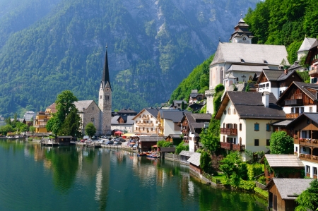 Hallstatt, Austriaの写真素材