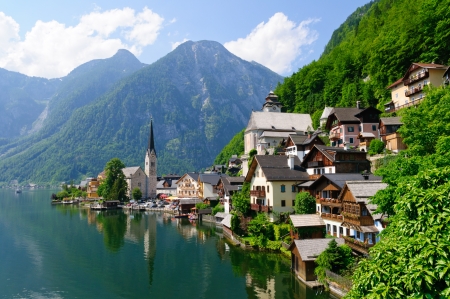 Hallstatt, Austriaの写真素材