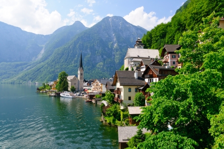 Hallstatt, Austriaの写真素材