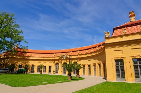 Schlossgarten in Summer in Erlangen, Germanyのeditorial素材