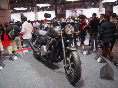 TOKYO, JAPAN - November 23, 2013  Booth at Honda Motor The Tokyo Motor Show is a biennial auto show at the Tokyo Big Sight in Odaiba, Tokyo for cars, motorcycles and commercial vehicles  The Show is the biggest auto show in Asia, and a one of the motorshoのeditorial素材